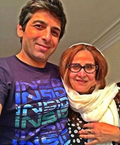 عکس های هم آغوشی حمید گودرزی با مادرش