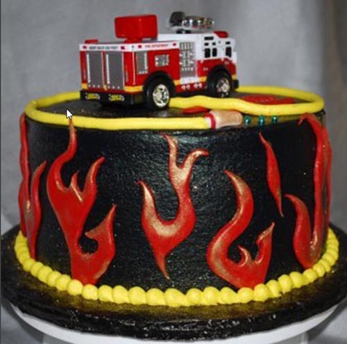 مدل های کیک آتش نشان به مناسبت سالروز عاشق نشانان - نیوزین
