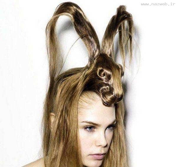 عکس های عجیب ترین مدل موهای زنانه در دنیا