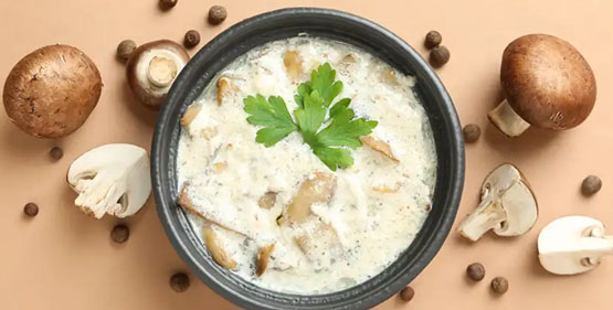 طرز تهیه بهترین سس قارچ برای استیک ها