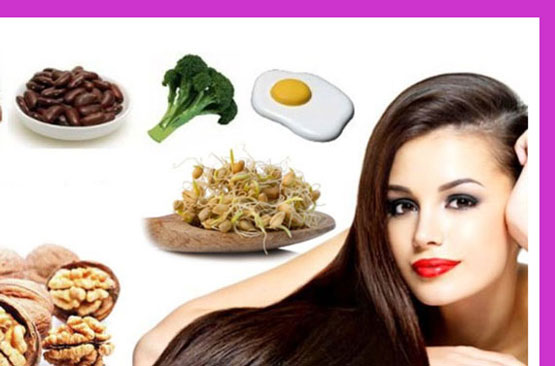 غذاهای موثر بر تقویت و زیبایی مو