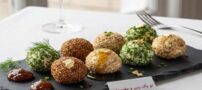 طرز تهیه توپک پنیر و گردو مجلسی | پیش‌غذای لاکچری