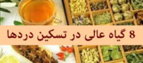 8 گیاه و سبزی عالی برای تسکین دردها