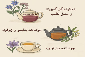 خواص و طرز تهیه 7 دمنوش گیاهی موثر در آرامش و سلامتی