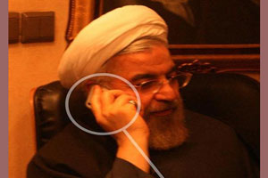 عدم رعایت مسائل امنیتی توسط روحانی!! عکس