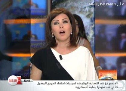 سوتی عجیب خانم مجری در پخش زنده (عکس)