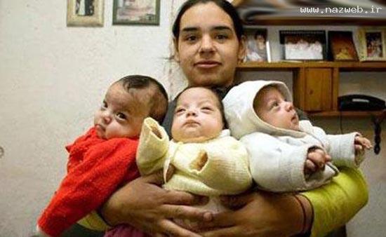 دختر 17 ساله که دارای 7 فرزند است!!! عکس