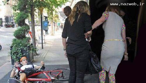 عکس های جنجالی زمین خوردن نیکول کیدمن