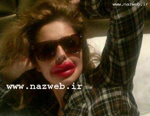 عکس های دخترانی با زشت ترین و بزرگترین لب ها