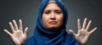 زنی که معشوقه اش حمام است! (عکس)