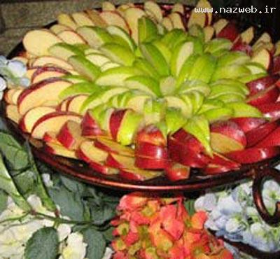 تزئین زیبای هندوانه و میوه برای شب یلدا