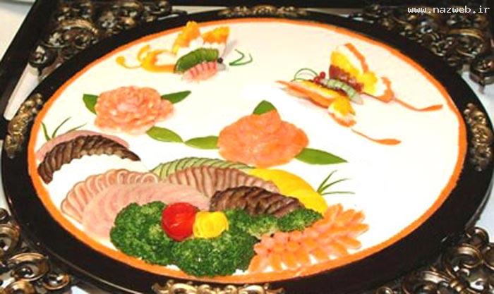 تزئین بشقاب سالاد (بسیار زیبا و جدید)