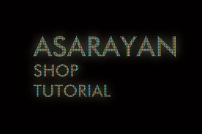 آموزش طراحی متن دیجیتالی با فتوشاپ +تصویر