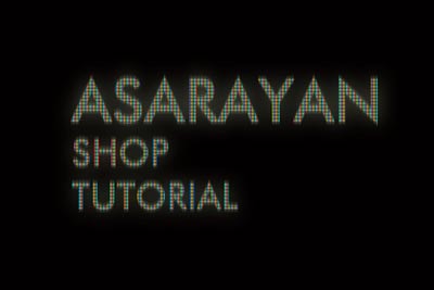 آموزش طراحی متن دیجیتالی با فتوشاپ +تصویر