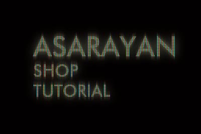 آموزش طراحی متن دیجیتالی با فتوشاپ +تصویر