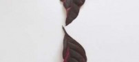 طراحی دیدنی زنان مدل زیبا با برگ درختان!! عکس