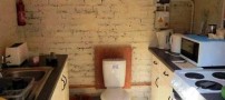 بد جا و چندش آورترین جای دستشویی در جهان! عکس