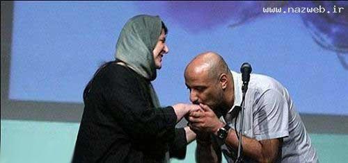 بوسه جنجالی و دیدنی امیر جعفری (عکس)