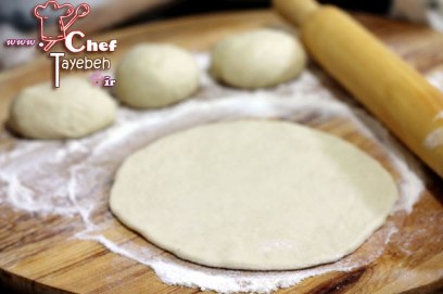 آموزش تصویری پخت نان پیتا نان لبنانی