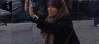 زندانی شدن دردناک این زن محجبه در زندان شیشه ای!