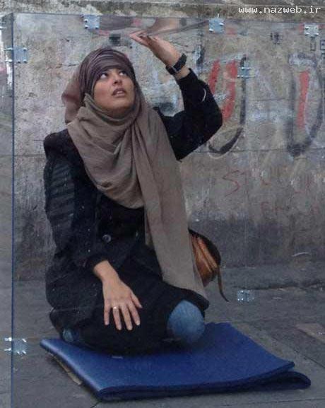 زندانی شدن دردناک این زن محجبه در زندان شیشه ای!