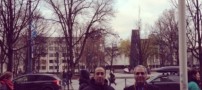 عکس دیدنی مهران مدیری و عارف‌ لرستانی در لیتوانی