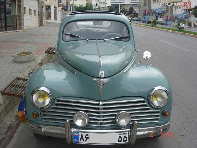 عکس دیدنی پژو 203 مدل 1953 در شمال تهران!