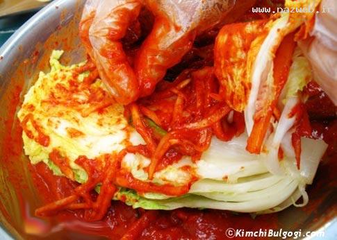 آموزش تصویری تهیه کیم چی (غذای کره ای)