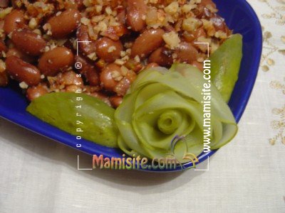 آموزش تصویری تزئین خیارشور به شکل گل