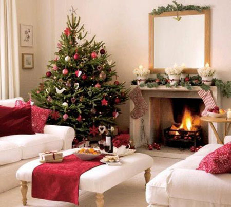 عکس های زیبا تزیین درخت کریسمس سال 2014