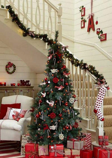 عکس های زیبا تزیین درخت کریسمس سال 2014
