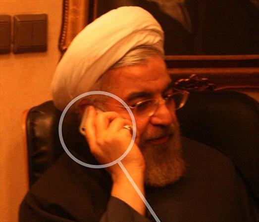 عدم رعایت مسائل امنیتی توسط روحانی!! عکس