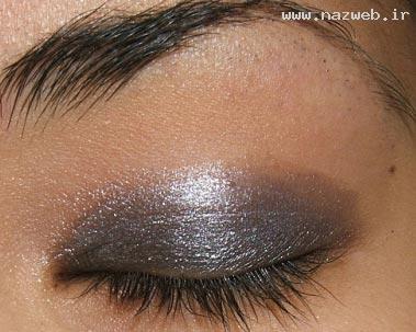 آموزش تصویری آرایش چشم با ادغام سایه ها