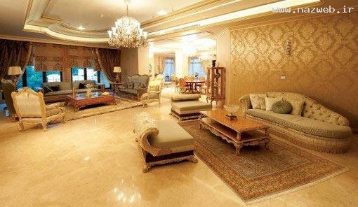 تصاویر خانه بسیار زیبا و شیک علی دایی و کریم باقری