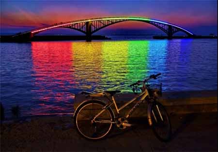 پل های زیبای رنگین کمانی دنیا را حتما ببینید