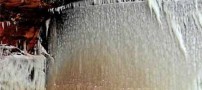 بزرگترین دریاچه یخ‌زده آب شیرین در جهان+تصاویر