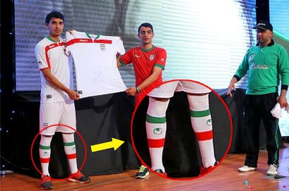 توهین به پرچم ایران در لباس جدید تیم ملی+( عکس)