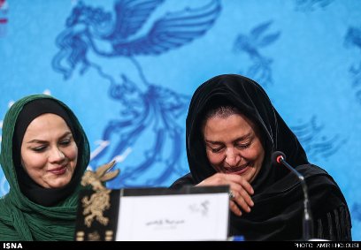 اشک های مریلا زارعی در کاخ جشنواره + تصاویر