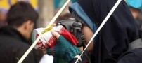 حرکت عجیب این خانم عکاس روز 22 بهمن! عکس