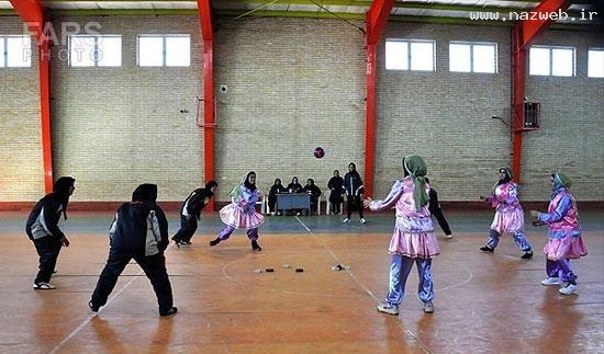  عکس های از مسابقات جالب 7سنگ دختران در ایران 