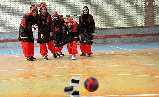  عکس های از مسابقات جالب 7سنگ دختران در ایران 