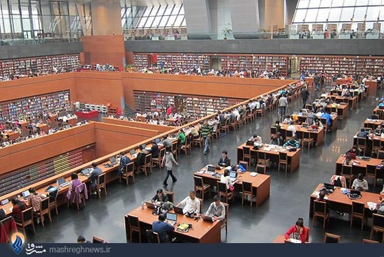 بزرگترین کتابخانه ملی چین (عکس)