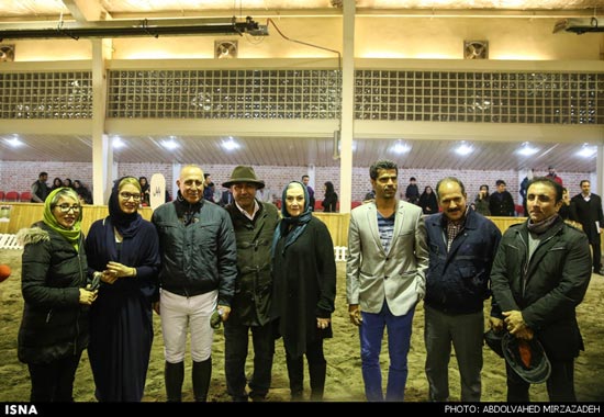 اسب سواری خانم مهناز افشار (تصاویر)
