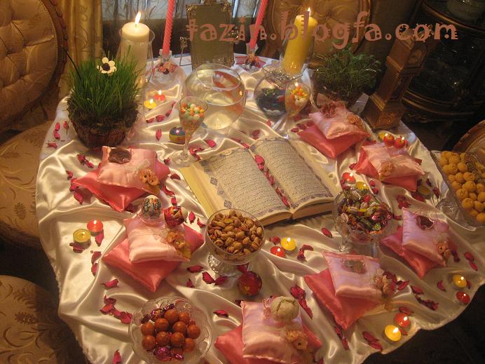 جدیدترین مدل تزیین سفره هفت سین