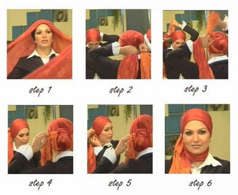 آموزش تصویری جدید بستن شال و روسری