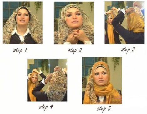 آموزش تصویری جدید بستن شال و روسری