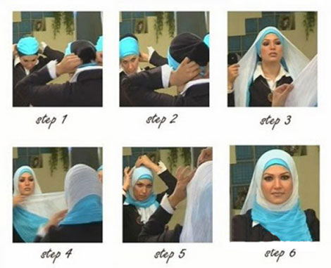 آموزش تصویری جدید بستن شال و روسری