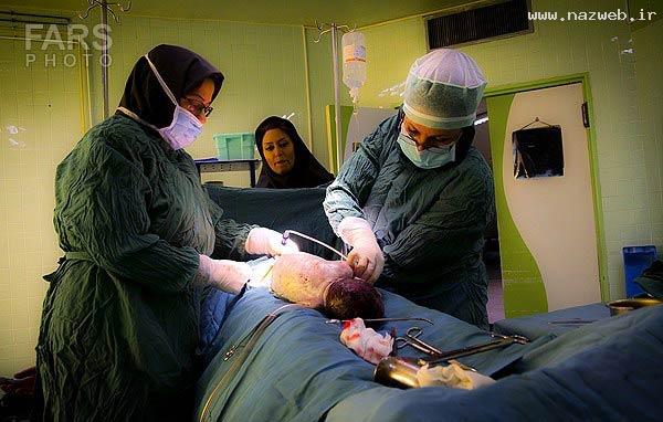 تصاویری کامل از مراحل زایمان یک خانم
