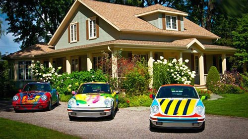 پورشه 911 دیدنی و رنگا رنگ! + (تصاویر)