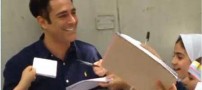 عکس های امضا گرفتن انبوه دختران از محمد رضا گلزار